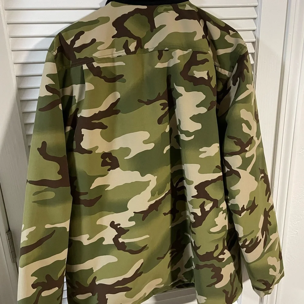 Vans Men's Green Camouflage Field Jacket - Picture 3 of 4